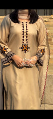 Skin Shine Embroidery 3 Piece Stitched