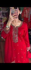 Reddish EMB 3PCS