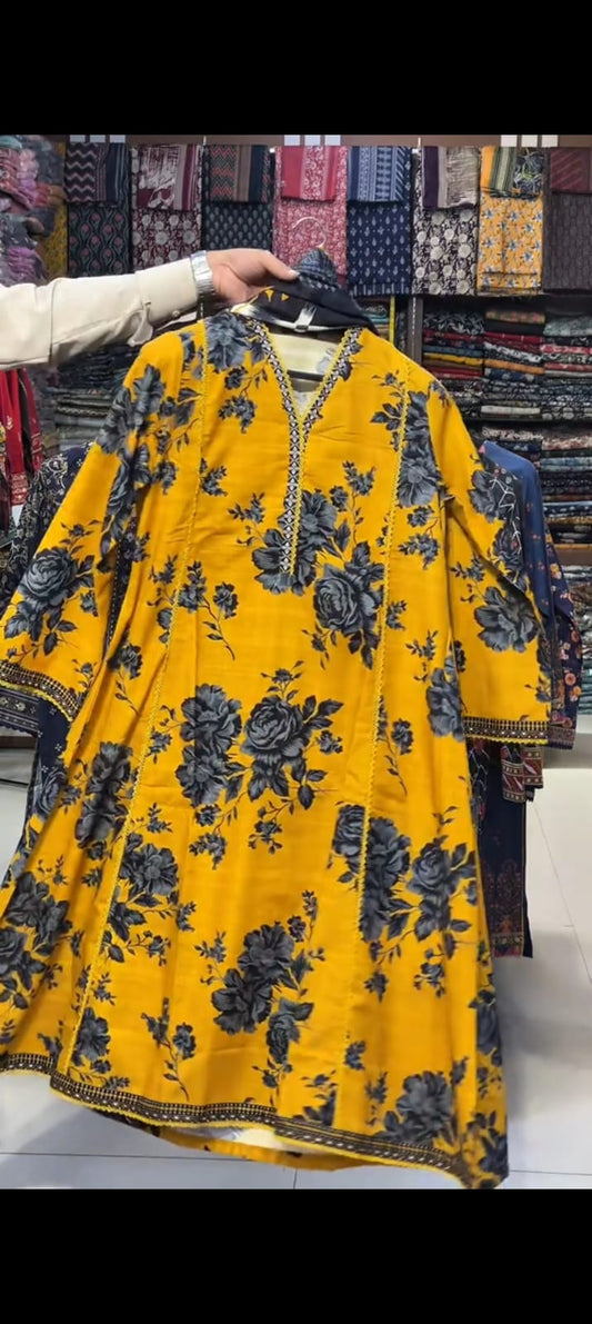 Yamna 3PC STITCHED FOR GIRLS