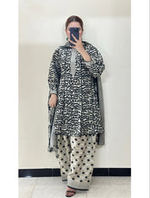 Shees Black Digital Print 2PC Suit STITCHED FOR GIRLS