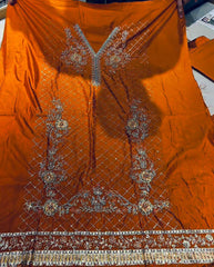 Sania Embroidery Unstitched Suit