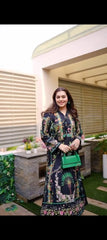 Black Kaftan Long Length 2 Piece