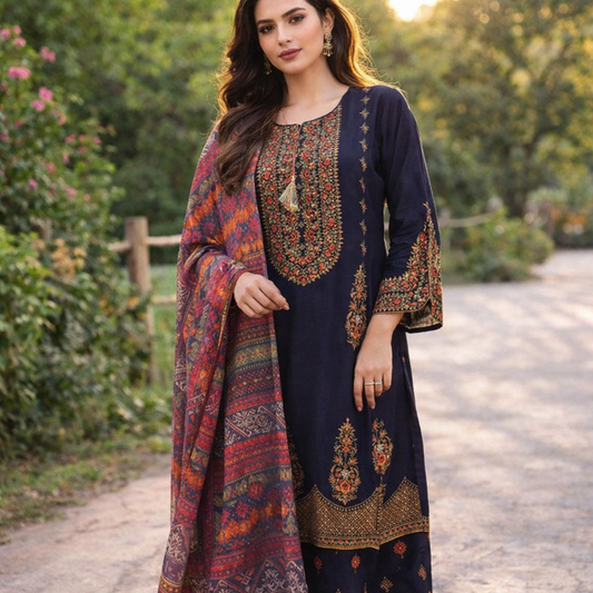 Raina Emb 3 Piece