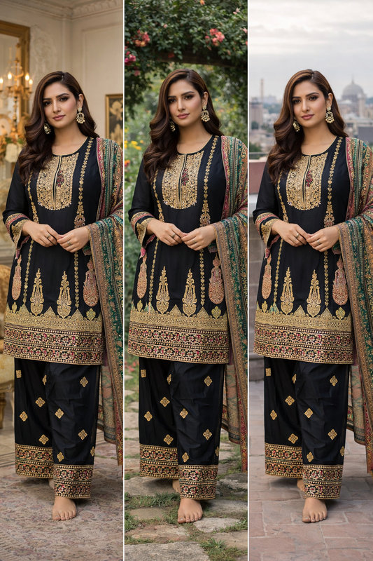 Raina Emb 3 Piece