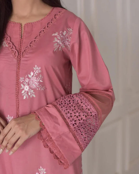 Eiddi Embroidery 2 Piece suit stiched