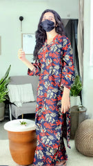 Sana digital print 2 PIECE suit long length pocket style