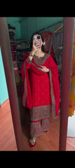 Reddish EMB 3PCS