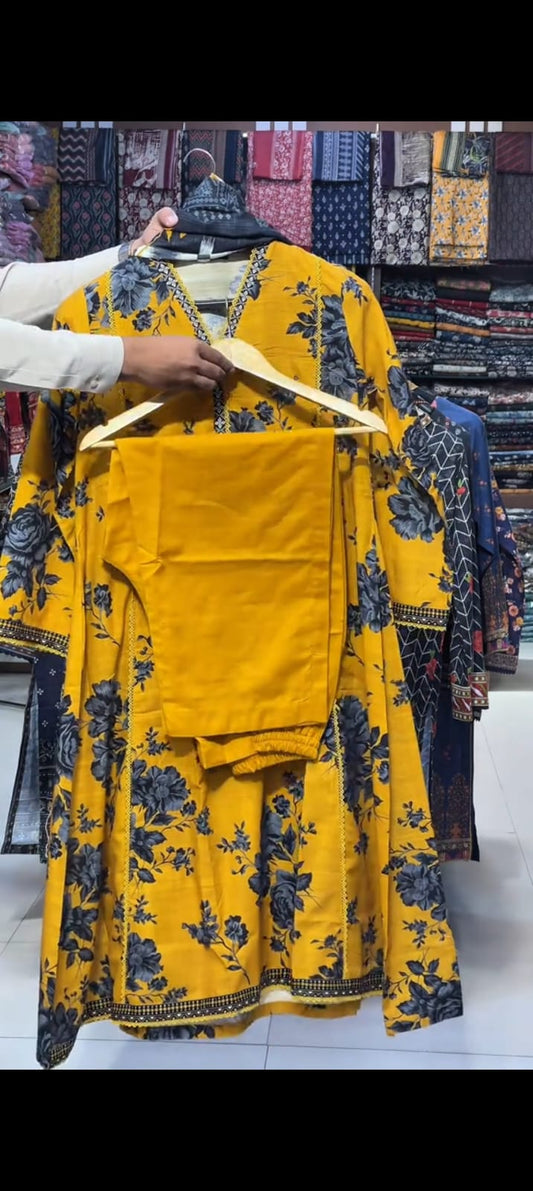 Yamna 3PC STITCHED FOR GIRLS