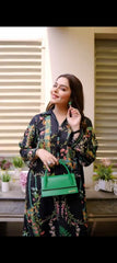 Black Kaftan Long Length 2 Piece