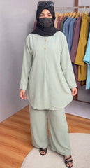 Plain   Co-set Imported Fabric stiched