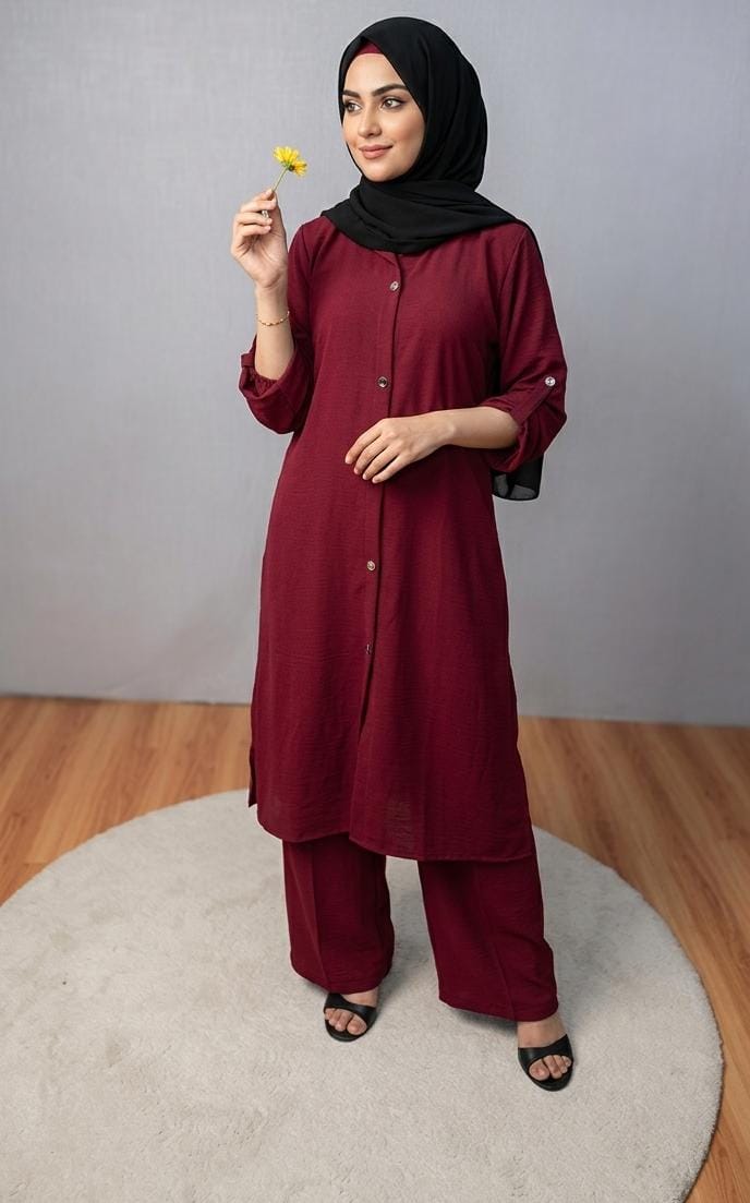 Plump Co-set Imported Fabric stiched