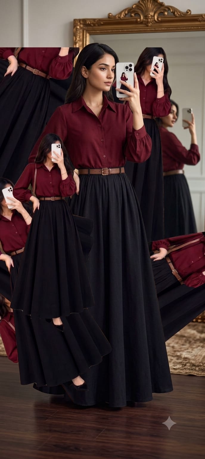bomi skirt & Shirt
