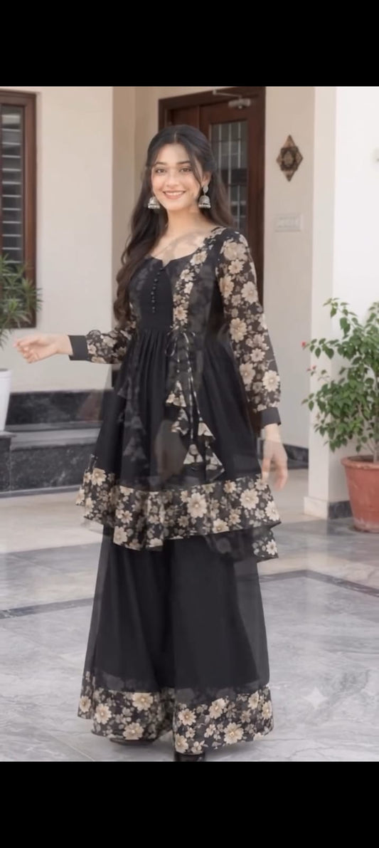 Mona  Digital Print 2PC STITCHED FOR GIRLS