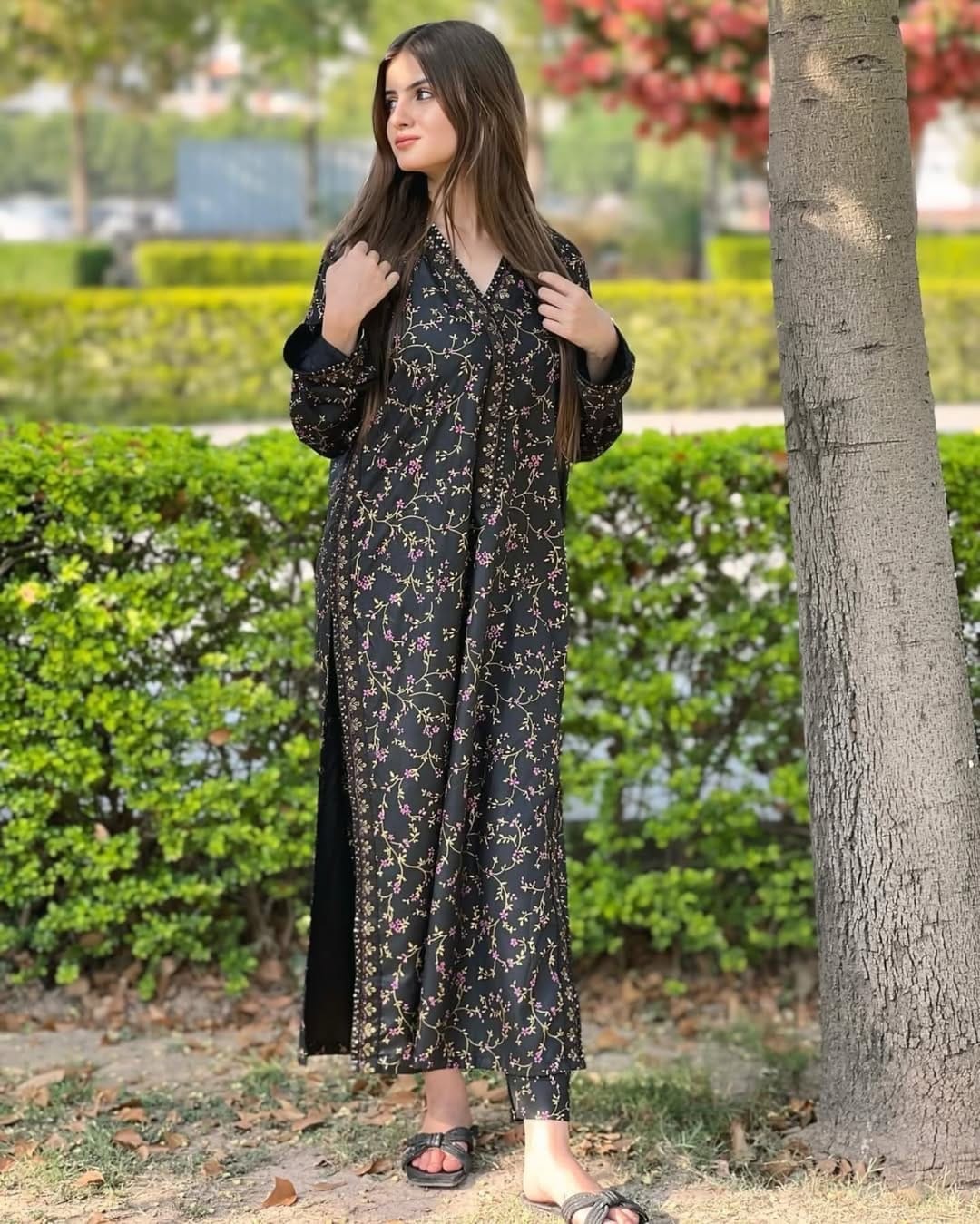 BLACK ROSE 2PC STITCHED FOR GIRLS